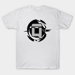 Futuristic Modern Letter Q T-Shirt